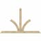 Ekena Millwork Richland Rough Sawn Timber Gable Bracket, Douglas Fir, 108"W x 68"H x 4"D x 6"F, 15/12 Pitch GBW108X68X0406RIC00RDF - alternate 1